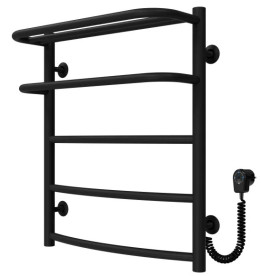 Электрический полотенцесушитель Deffi Отель П5 500х600 правое подключение черный C.OD.60.50.5.E.B.R.5