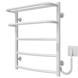 Электрический полотенцесушитель Deffi Отель П5 500х600 правое подключение WD03 белый C.OD.60.50.5.E.W.R.3