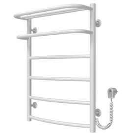 Электрический полотенцесушитель Deffi Отель П6 500х700 правое подключение белый C.OD.70.50.6.E.W.R.5
