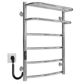 Електрична сушарка для рушників Deffi Готель П6 500х700 ліве підключення JD03 хром C.OD.70.50.6.E.C.L.1