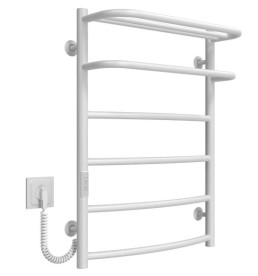 Электрический полотенцесушитель Deffi Отель П6 500х700 левое подключение WD03 белый C.OD.70.50.6.E.W.L.3