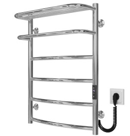 Электрический полотенцесушитель Deffi Отель П6 500х700 правое подключение JD03 хром C.OD.70.50.6.E.C.R.1