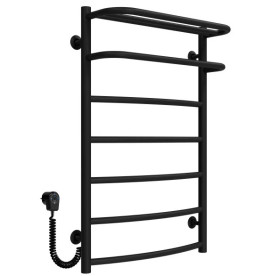 Электрический полотенцесушитель Deffi Отель П7 500х800 левое подключение черный C.OD.80.50.7.E.B.L.5