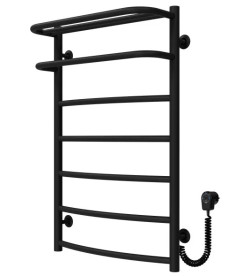 Електрична сушарка для рушників Deffi Готель П7 500х800 праве підключення чорний C.OD.80.50.7.E.B.R.5