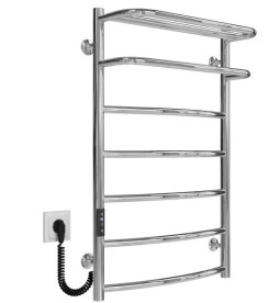 Электрический полотенцесушитель Deffi Отель П7 500х800 левое подключение JD03 хром C.OD.80.50.7.E.C.L.1