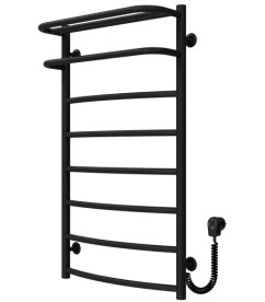 Электрический полотенцесушитель Deffi Отель П8 500х900 правое подключение черный C.OD.90.50.8.E.B.R.5