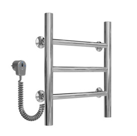 Электрический полотенцесушитель Deffi Орион П3 200х400 левое подключение хром C.OR.40.20.3.E.C.L.5