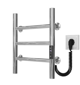 Электрический полотенцесушитель Deffi Орион П3 200х400 правое подключение JD03 хром C.OR.40.20.3.E.C.R.1