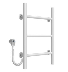 Электрический полотенцесушитель Deffi Орион П3 200х500 левое подключение белый C.OR.50.20.3.E.W.L.5