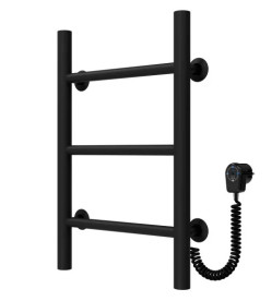 Электрический полотенцесушитель Deffi Орион П3 200х500 правое подключение черный C.OR.50.20.3.E.B.R.5