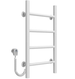 Электрический полотенцесушитель Deffi Орион П4 200х600 левое подключение белый C.OR.60.20.4.E.W.L.5