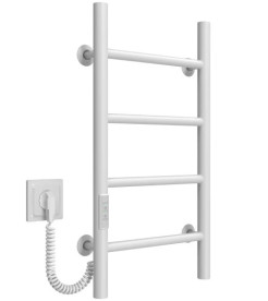 Электрический полотенцесушитель Deffi Орион П4 200х600 левое подключение WD03 белый C.OR.60.20.4.E.W.L.3