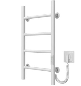 Електрична сушарка для рушників Deffi Оріон П4 200х600 праве підключення WD03 білий C.OR.60.20.4.E.W.R.3