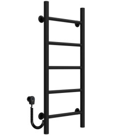 Электрический полотенцесушитель Deffi Орион П5 200х800 левое подключение черный C.OR.80.20.5.E.B.L.5