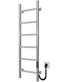 Электрический полотенцесушитель Deffi Орион П6 200х1000 правое подключение JD03 хром C.OR.100.20.6.E.C.R.1