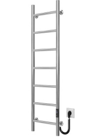 Электрический полотенцесушитель Deffi Орион П7 200х1200 правое подключение JD03 хром C.OR.120.20.7.E.C.R.1