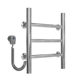 Електрична сушарка для рушників Deffi Оріон П3 300х400 ліве підключення хром C.OR.40.30.3.E.C.L.5