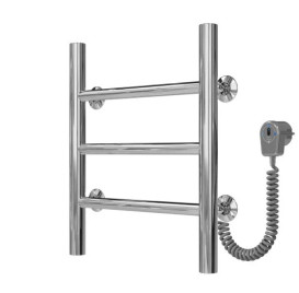 Електрична сушарка для рушників Deffi Оріон П3 300х400 праве підключення хром C.OR.40.30.3.E.C.R.5