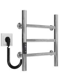 Електрична сушарка для рушників Deffi Оріон П3 300х400 ліве підключення JD03 хром C.OR.40.30.3.E.C.L.1