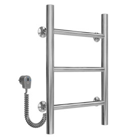 Електрична сушарка для рушників Deffi Оріон П3 300х500 ліве підключення хром C.OR.50.30.3.E.C.L.5