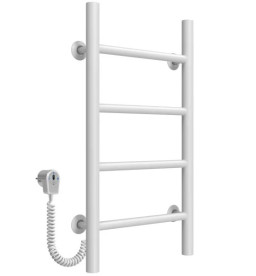 Электрический полотенцесушитель Deffi Орион П4 300х600 левое подключение белый C.OR.60.30.4.E.W.L.5