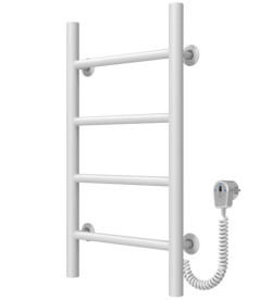 Электрический полотенцесушитель Deffi Орион П4 300х600 правое подключение белый C.OR.60.30.4.E.W.R.5