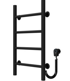 Электрический полотенцесушитель Deffi Орион П4 300х600 правое подключение черный C.OR.60.30.4.E.B.R.5