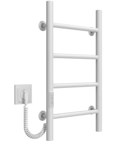 Электрический полотенцесушитель Deffi Орион П4 300х600 левое подключение WD03 белый C.OR.60.30.4.E.W.L.3