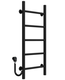 Електрична сушарка для рушників Deffi Оріон П5 300х800 ліве підключення чорний C.OR.80.30.5.E.B.L.5