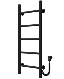 Электрический полотенцесушитель Deffi Орион П5 300х800 правое подключение черный C.OR.80.30.5.E.B.R.5