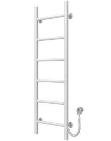 Электрический полотенцесушитель Deffi Орион П6 300х1000 правое подключение белый C.OR.100.30.6.E.W.R.5