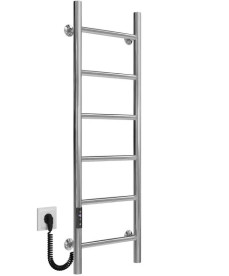 Электрический полотенцесушитель Deffi Орион П6 300х1000 левое подключение JD03 хром C.OR.100.30.6.E.C.L.1