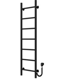 Електрична сушарка для рушників Deffi Оріон П7 300х1200 праве підключення чорний C.OR.120.30.7.E.B.R.5