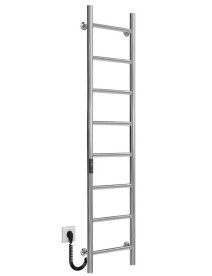 Електрична сушарка для рушників Deffi Оріон П8 300х1400 ліве підключення JD03 хром C.OR.140.30.8.E.C.L.1