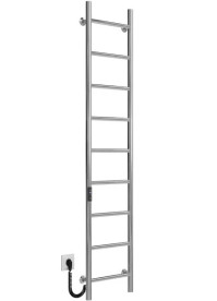 Електрична сушарка для рушників Deffi Оріон П9 300х1600 ліве підключення JD03 хром C.OR.160.30.9.E.C.L.1