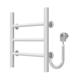 Електрична сушарка для рушників Deffi Оріон П3 400х400 праве підключення білий C.OR.40.40.3.E.W.R.5