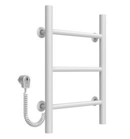 Електрична сушарка для рушників Deffi Оріон П3 400х500 ліве підключення білий C.OR.50.40.3.E.W.L.5