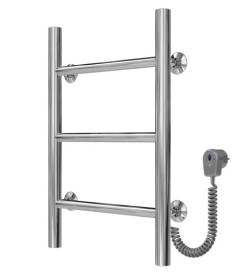 Электрический полотенцесушитель Deffi Орион П3 400х500 правое подключение хром C.OR.50.40.3.E.C.R.5