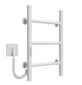 Електрична сушарка для рушників Deffi Оріон П3 400х500 ліве підключення WD03 білий C.OR.50.40.3.E.W.L.1