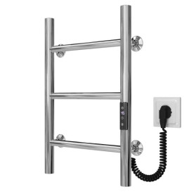 Электрический полотенцесушитель Deffi Орион П3 400х500 правое подключение JD03 хром C.OR.50.40.3.E.C.R.1