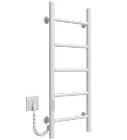 Электрический полотенцесушитель Deffi Орион П5 400х800 левое подключение WD03 белый C.OR.80.40.5.E.W.L.3