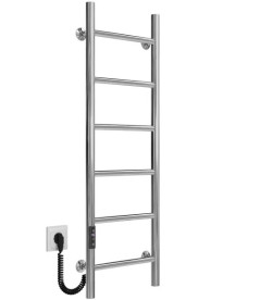 Електрична сушарка для рушників Deffi Оріон П6 400х1000 ліве підключення JD03 хром C.OR.100.40.6.E.C.L.1