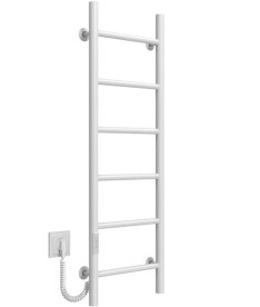 Електрична сушарка для рушників Deffi Оріон П6 400х1000 ліве підключення WD03 білий C.OR.100.40.6.E.W.L.3