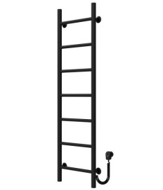 Электрический полотенцесушитель Deffi Орион П7 400х1200 правое подключение черный C.OR.120.40.7.E.B.R.5