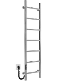 Электрический полотенцесушитель Deffi Орион П7 400х1200 левое подключение JD03 хром C.OR.120.40.7.E.C.L.1