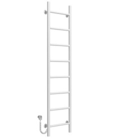 Електрична сушарка для рушників Deffi Оріон П8 400х1400 ліве підключення білий C.OR.140.40.8.E.W.L.5