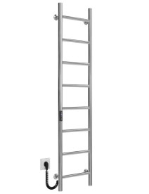 Электрический полотенцесушитель Deffi Орион П8 400х1400 левое подключение JD03 хром C.OR.140.40.8.E.C.L.1