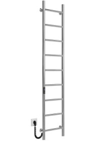 Электрический полотенцесушитель Deffi Орион П9 400х1600 левое подключение JD03 хром C.OR.160.40.9.E.C.L.1