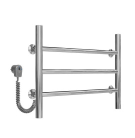 Электрический полотенцесушитель Deffi Орион П3 500х400 левое подключение хром C.OR.40.50.3.E.C.L.5