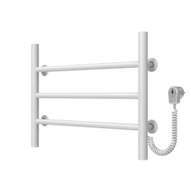 Электрический полотенцесушитель Deffi Орион П3 500х400 правое подключение белый C.OR.40.50.3.E.W.R.5